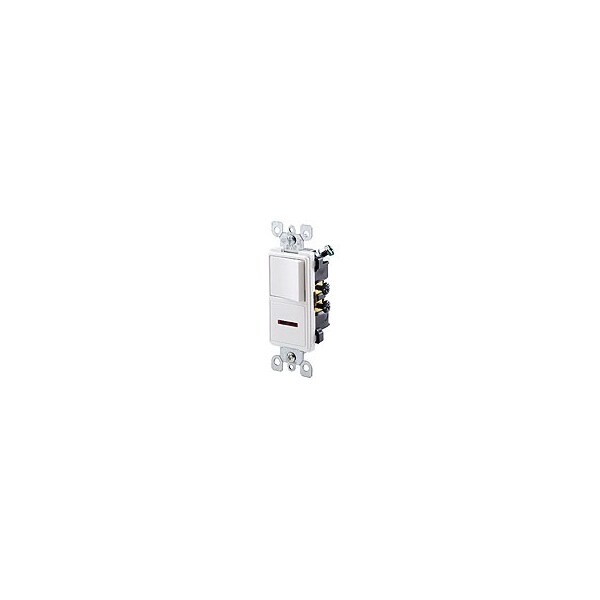Combination Device Switch 15A 120V Dec Sw And Pilot Light White